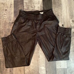 CLUB MONACO FAUX SUEDE JOGGER